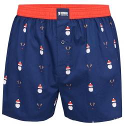 Happy Shorts American Boxershorts Webboxer Weihnachten Santa - Rudolph, Farbe:Santa - Rudolph, Grösse:XL von Happy Shorts