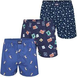 Happy Shorts Baumwoll Boxershorts Herren Unterhose Motive Set 2 Größe M von Happy Shorts