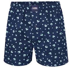 Happy Shorts Herren American Boxer Boxershorts Shorts Webboxer Klee, Farbe:Klee - Clover, Grösse:S von Happy Shorts