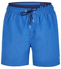 Happy Shorts Herren Badeshorts Strandshorts Shorts blau Blue Happy Waist Band S - XXL, Grösse:L, Farbe:blau von Happy Shorts