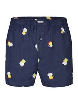 Happy Shorts Herren Boxer Print - Beer - Größe M von Happy Shorts