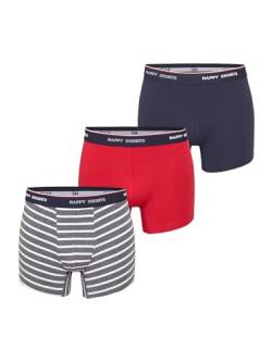 Happy Shorts Herren Retro Pants 3-Pack Motive - Maritim 1 - Größe L von Happy Shorts