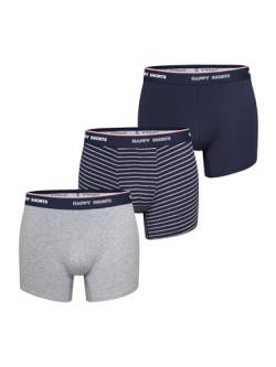 Happy Shorts Herren Retro Pants 3-Pack Motive - Maritim 2 - Größe XL von Happy Shorts