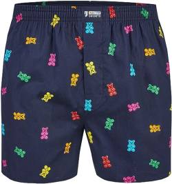 Happy Shorts Webboxer Herren Boxer Motiv Boxershorts Farbwahl, Grösse:L, Präzise Farbe:Design 29 von Happy Shorts