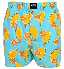 Happy Shorts Webboxer Herren Boxer Motiv Boxershorts Farbwahl, Grösse:L, Präzise Farbe:Design 4 von Happy Shorts