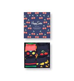 Happy Socks 4-Pack Kids Classic Set, farbenfrohe und verspielte, Socken für Männer und Frauen (2-3Y) von Happy Socks