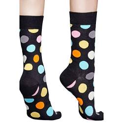 Happy Socks Big Dot Anniversary Sock(Black) 36-40 von Happy Socks