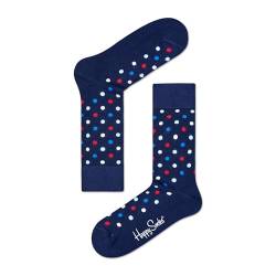Happy Socks Damen Dot Socken, Mehrfarbig (Blau 6001), One Size (Herstellergröße: 36-40) von Happy Socks