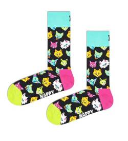 Happy Socks Damen Funny Cat Sock, Multicolour, 36-40 von Happy Socks