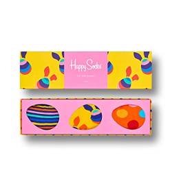 Happy Socks Gemischt farbenfrohe Geschenkbox an Baumwollsocken für Männer und Frauen,Easter,36-40 von Happy Socks