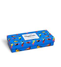 Happy Socks Gemischt farbenfrohe Geschenkbox an Baumwollsocken für Männer und Frauen,Mehrfarbig (Forest Gift Box),36-40 von Happy Socks