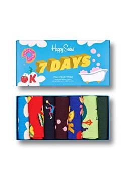 Happy Socks Geschenkbox 7 DAYS SOCKS GIFT SET 7-PACK XSEV15-0200 Mehrfarbig, Size:36-40 von Happy Socks