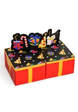 Happy Socks Geschenkbox HAPPY HOLIDAY SOCKS GIFT SET 4-PACK XHHG09-4300 Mehrfarbig, Size:36-40 von Happy Socks