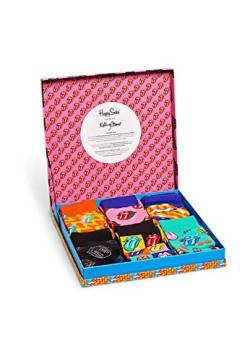 Happy Socks Geschenkbox ROLLING STONES 7-PACK GIFT BOX XRLS10-3300 Mehrfarbig, Size:36-40 von Happy Socks
