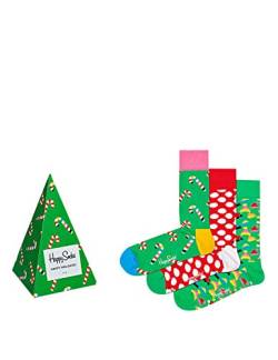 Happy Socks Herren 3-pack vakantie boom geschenkdoos Socken, Gemischt, 36-40 EU von Happy Socks