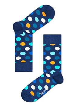 Happy Socks Herren Big Dot Socken, Blau (Blau 605), 36-40 EU von Happy Socks