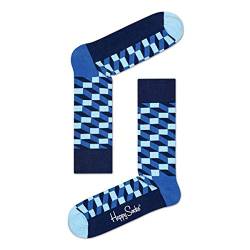 Happy Socks Herren Socken Filled Optic, 1er Pack, Blau (Navy 6000) One Size (Herstellergröße: 41-46) von Happy Socks