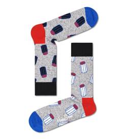Happy Socks Socken "Salt 'n Pepper" Grau von Happy Socks