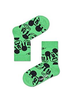 Happy Socks Unisex Baby Kids Disney Face It, Mickey Sock, Verde, 0-12 Monate von Happy Socks