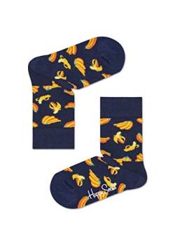 Happy Socks Unisex Baby Kinder Banana Socken, Banane Marineblau, 1-2 Jahre von Happy Socks