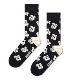 Happy Socks Unisex Doggo Socken, Schwarz, M/L von Happy Socks