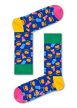 Happy Socks Unisex Freizeitsocken Hamburger Sock, Blau (Navy 6000, 36-40 von Happy Socks