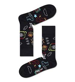 Happy Socks Unisex Ho Socks, Black, 34-36 von Happy Socks