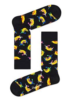 Happy Socks Unisex Hot Dog Dog Socken, Schwarz, 36-40 EU von Happy Socks