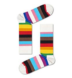 Happy Socks Unisex Pride Stripe Socken, Multi, 36-40 EU von Happy Socks