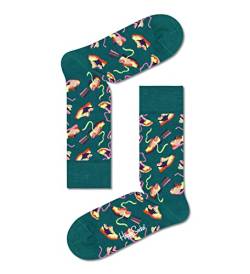 Happy Socks Unisex Run for It Socks, Green, 41-46 von Happy Socks