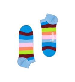Happy Socks Unisex Stripe Low Socks, Blue-Pink-Green, 41-46 von Happy Socks