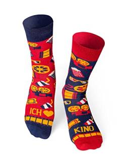 Happy Words ICH LIEBE KINO Socken (as3, numeric, numeric_35, numeric_40, regular, regular) von Happy Words