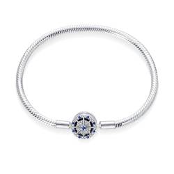 HappyStar Armkette Damen Silber 925, Damen Armband für Beads Charms，Kmpatibel Mit Pandora Charms. von HappyStar
