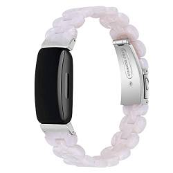 Kompatibel für Fitbit Inspire/Inspire HR/Inspire 2 Bänder, Damen Armband Harz Armband, Verstellbares Band Zubehör, Leicht, B Style- for Inspire 2, von Happytop