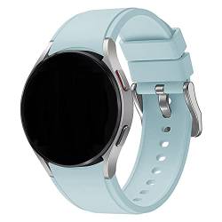 Kompatibel mit Samsung Galaxy Watch4 Armbändern, Silikon-Armband für Samsung Galaxy Watch 4 (40mm/44mm) & Galaxy Watch 4 Classic (42mm/46mm) Smart Watch, von Happytop