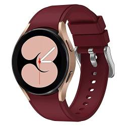 Kompatibel mit Samsung Galaxy Watch4 Armbändern, Silikon-Armband für Samsung Galaxy Watch 4 (40mm/44mm) & Galaxy Watch 4 Classic (42mm/46mm) Smart Watch, von Happytop