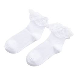 Frauen Knöchel Socken Spitze Rüschen Rüschen Baumwolle Socken Mädchen Prinzessin Socken von Happyyami