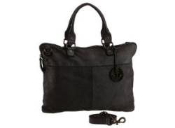 Messenger Bag HARBOUR 2ND "Conny" Gr. B/H/T: 38 cm x 30 cm x 4 cm, grau (ash) Damen Taschen Handtaschen von Harbour 2nd