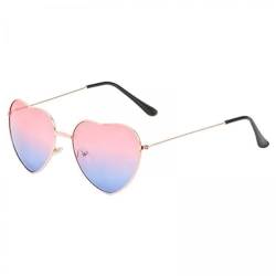 Harilla 5x Herzförmige Klassische Sonnenbrillen, Herzförmiges, Süße Liebesform, Jungen Sonnenschutz Sonnenbrille von Harilla