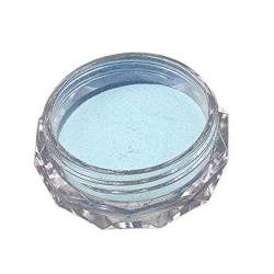 Harilla Chrom-Nagelpuder Spiegeleffekt/Neonpuder Maniküre-Pigment Shell -Nagel-Glitzerpuder/für professionelle Nagelstudios /, Blau von Harilla