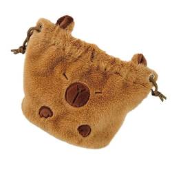 Harilla Damen-Tasche mit Kordelzug, Motiv: Capybara, Tier-Einkaufstasche, weich, entzückend, für die Straße von Harilla