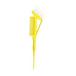 Harilla Färbepinsel, Farbtönungskamm, Haarfärbesalon-Werkzeug zum Folieren, für alle Haartypen, SPA, Gelb von Harilla