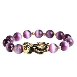 Harilla Feng Shui Obsidian Perlen Armbänder Reichtum Armband, Goldene von Harilla