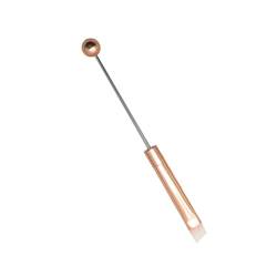 Harilla Make-up-Pinsel aus Metallrohr, bequemer DIY-Make-up-Comestic-Pinsel mit weicher Kunstfaser für Frauen, Abgewinkelter Augenbrauenpinsel von Harilla