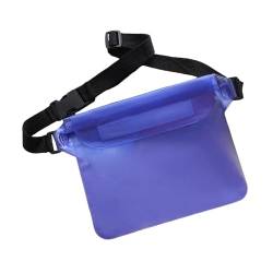 Harilla wasserdichte Gürteltasche, wasserdichte Tasche, wasserdichte Telefontasche, Hüfttasche für Kajakfahren, Wasserparks, Outdoor-Aktivitäten, Blau von Harilla