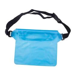 Harilla wasserdichte Gürteltasche, wasserdichte Tasche für Outdoor-Aktivitäten, Schwimmen, Kajakfahren, Blau von Harilla