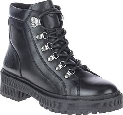 HARLEY-DAVIDSON FOOTWEAR Dalwood Damen Motorradstiefel aus Spitze, 12,7 cm, Schwarz, 37.5 EU von Harley-Davidson Footwear