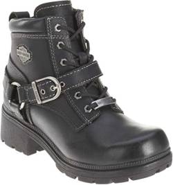 Harley-Davidson Damen Stiefelette Tegan, Schwarz (schwarz), 38.5 EU von Harley-Davidson