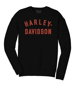 Harley-Davidson Herren Langarmshirt Staple Longsleeve Pullover Langärmliger Motorrad Sweater Männer Biker Sweatshirt, 3XL von Harley-Davidson