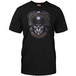 Harley-Davidson Militär - Herren T-Shirt mit Totenkopf-Grafik - Bagdad | Ghoulish, Schwarz, Klein von Harley-Davidson